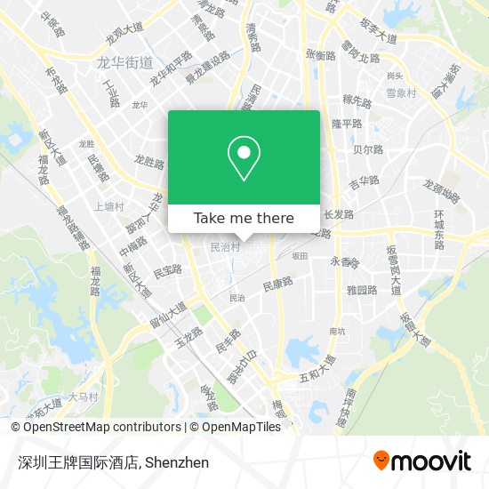 深圳王牌国际酒店 map