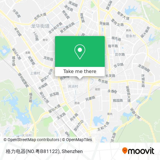 格力电器(NO.粤B81122) map
