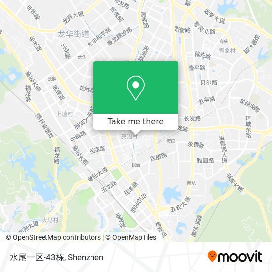 水尾一区-43栋 map