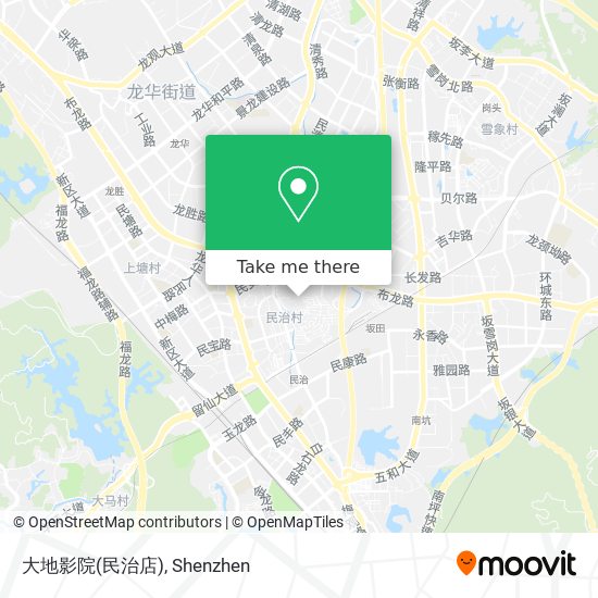 大地影院(民治店) map