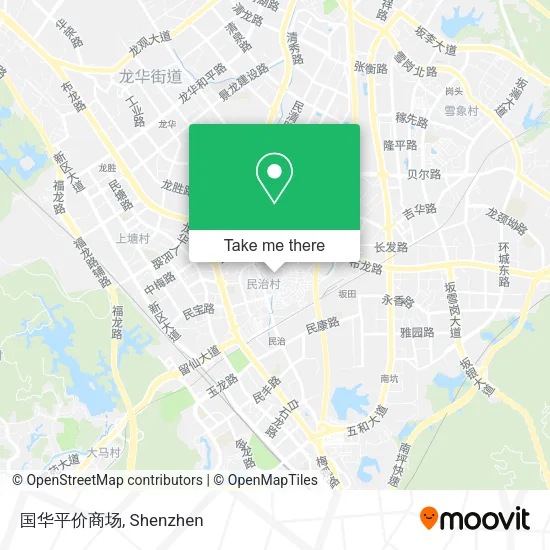 国华平价商场 map