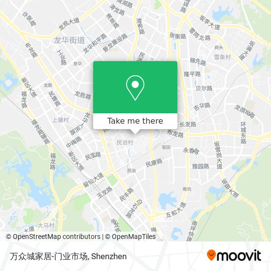 万众城家居-门业市场 map