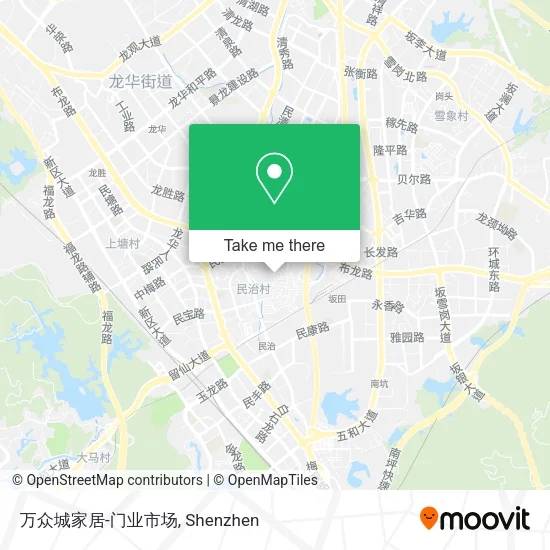 万众城家居-门业市场 map
