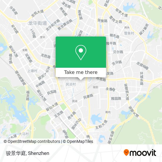骏景华庭 map