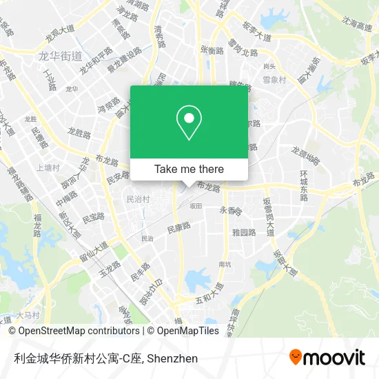 利金城华侨新村公寓-C座 map