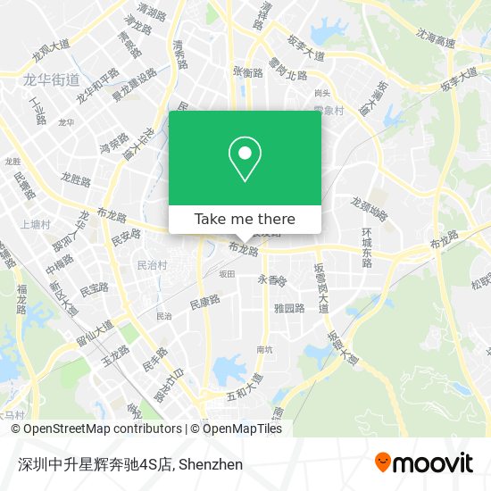 深圳中升星辉奔驰4S店 map