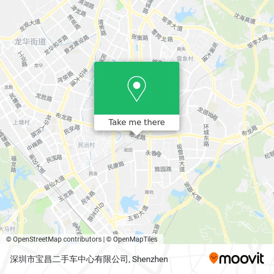 深圳市宝昌二手车中心有限公司 map
