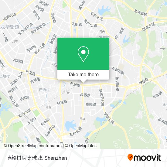 博毅棋牌桌球城 map
