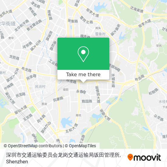 深圳市交通运输委员会龙岗交通运输局坂田管理所 map