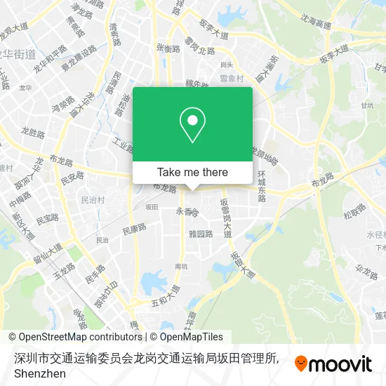 深圳市交通运输委员会龙岗交通运输局坂田管理所 map