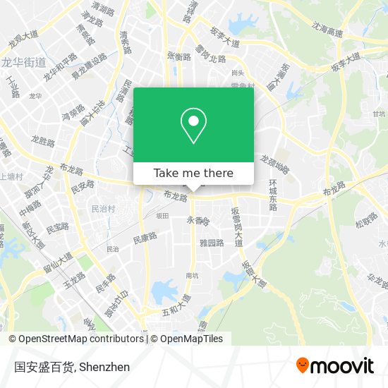 国安盛百货 map