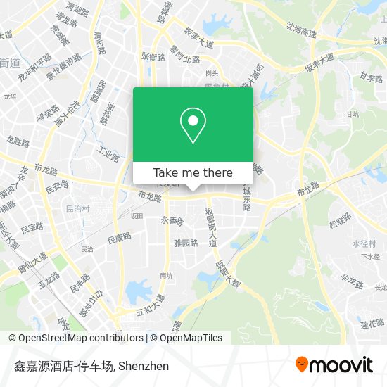 鑫嘉源酒店-停车场 map