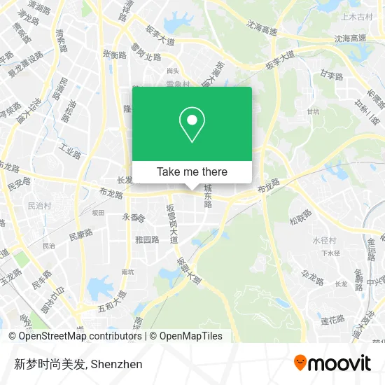 新梦时尚美发 map