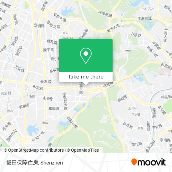 坂田保障住房 map