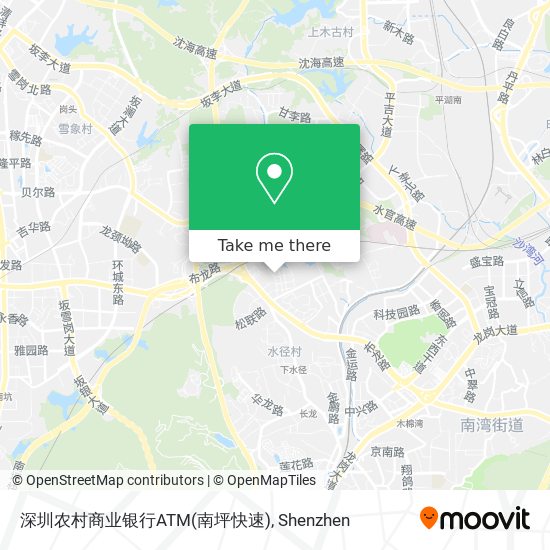 深圳农村商业银行ATM(南坪快速) map