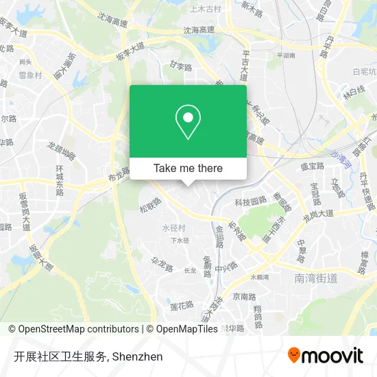 开展社区卫生服务 map