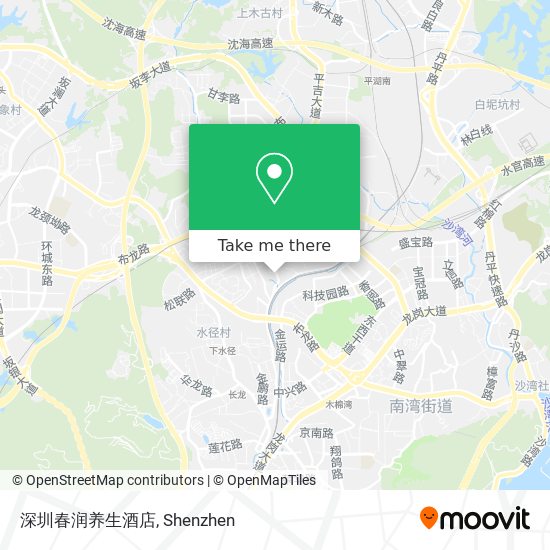 深圳春润养生酒店 map