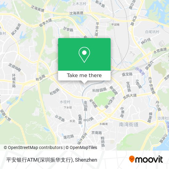 平安银行ATM(深圳振华支行) map