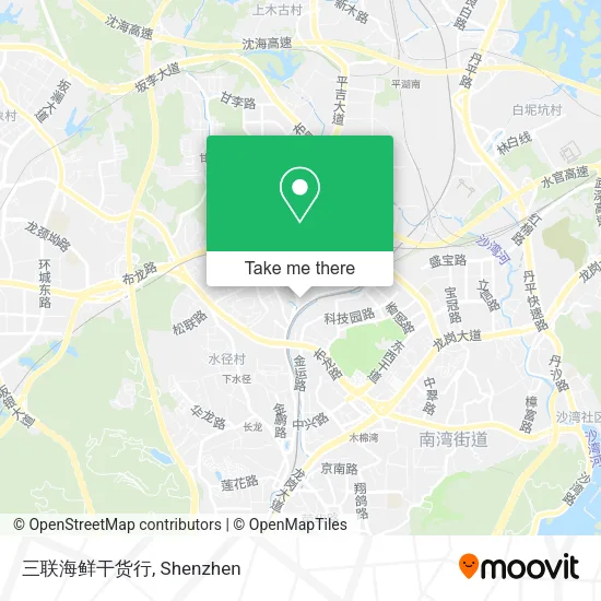 三联海鲜干货行 map