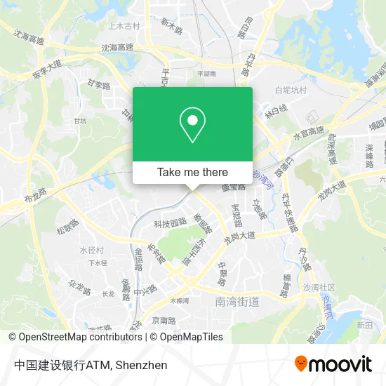 中国建设银行ATM map