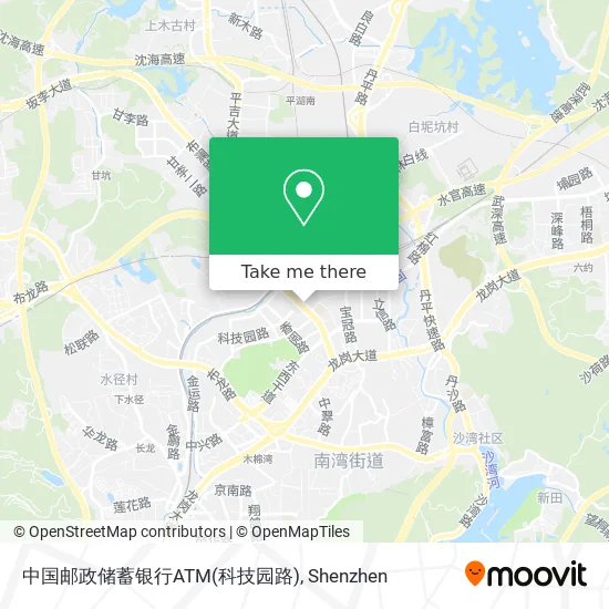中国邮政储蓄银行ATM(科技园路) map