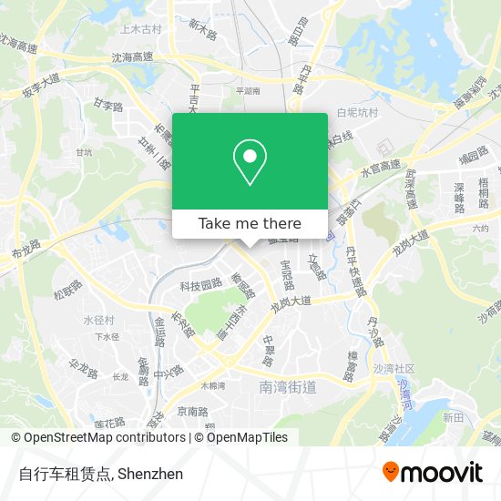 自行车租赁点 map
