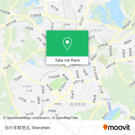 自行车租赁点 map