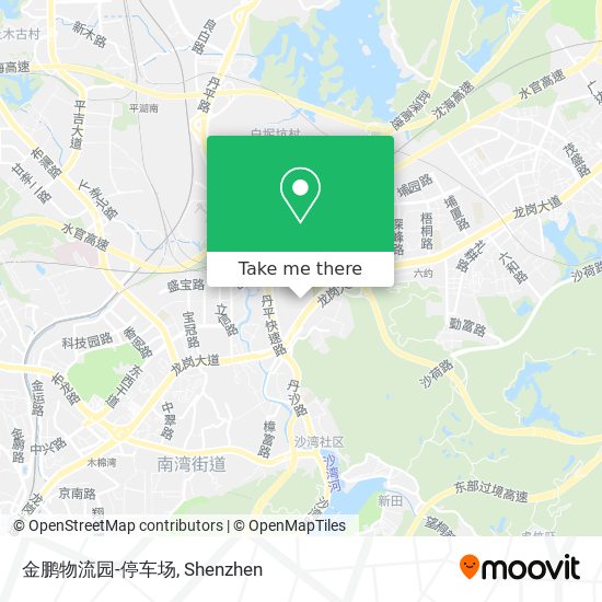 金鹏物流园-停车场 map