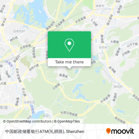 中国邮政储蓄银行ATM(礼耕路) map