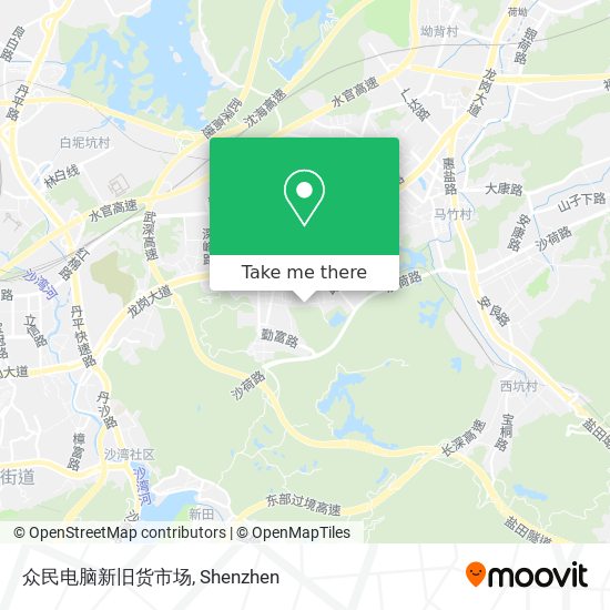 众民电脑新旧货市场 map