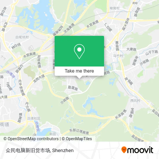 众民电脑新旧货市场 map