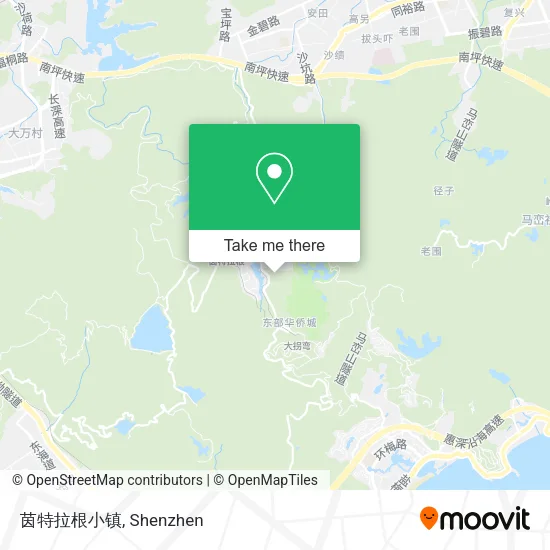 茵特拉根小镇 map