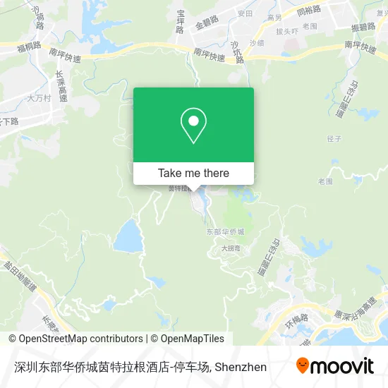 深圳东部华侨城茵特拉根酒店-停车场 map
