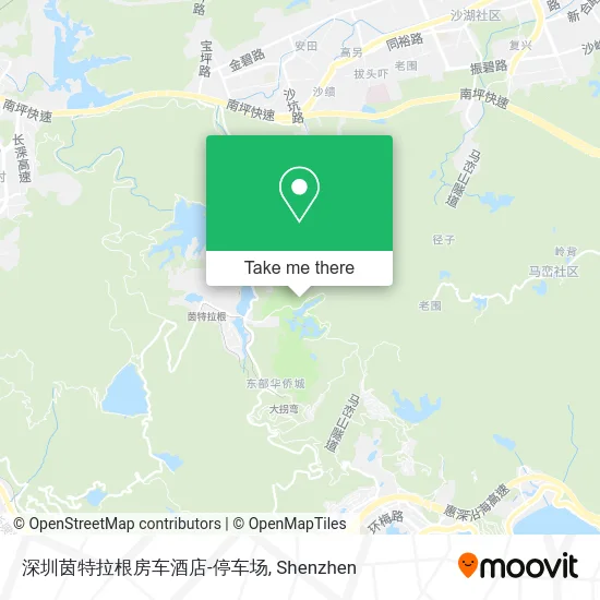 深圳茵特拉根房车酒店-停车场 map