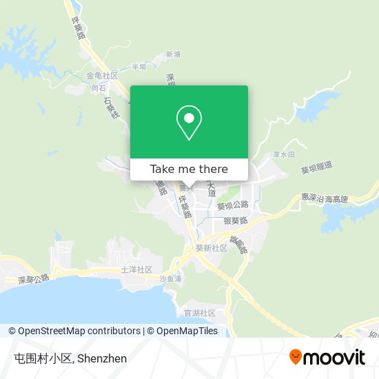 屯围村小区 map
