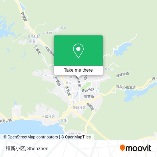 福新小区 map