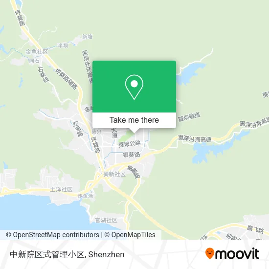 中新院区式管理小区 map
