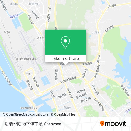后瑞华庭-地下停车场 map
