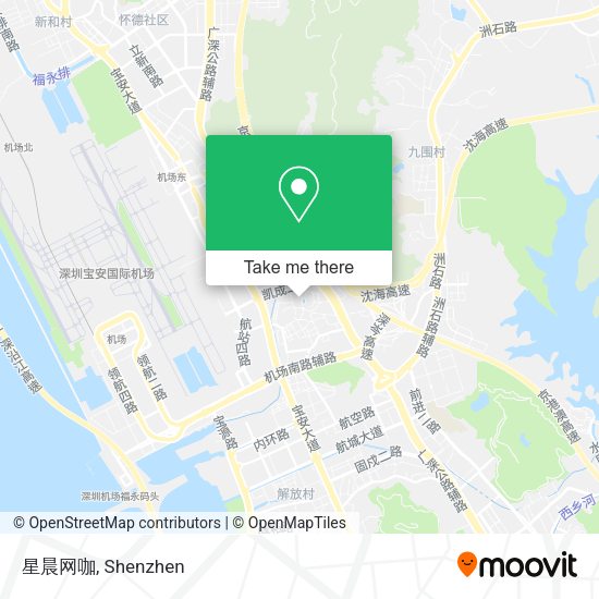 星晨网咖 map