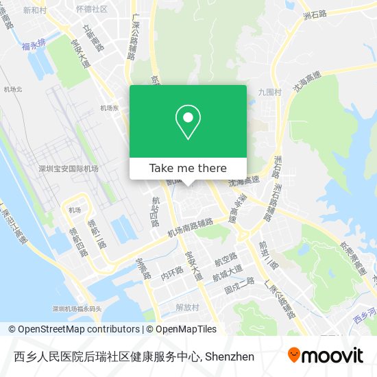 西乡人民医院后瑞社区健康服务中心 map