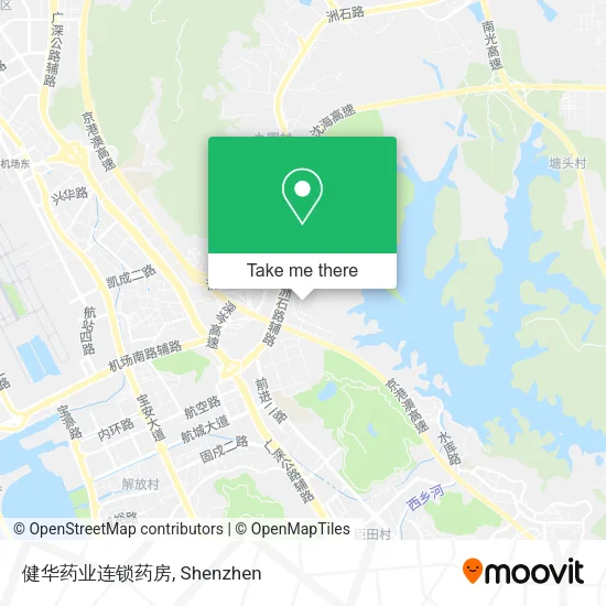 健华药业连锁药房 map