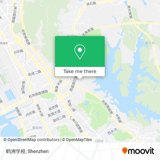 鹤洲学校 map