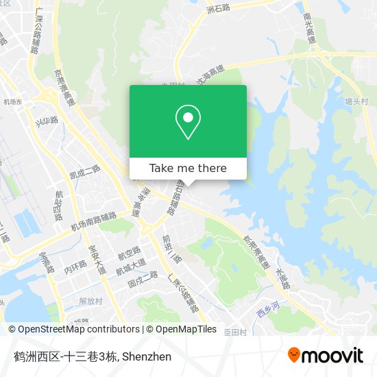 鹤洲西区-十三巷3栋 map