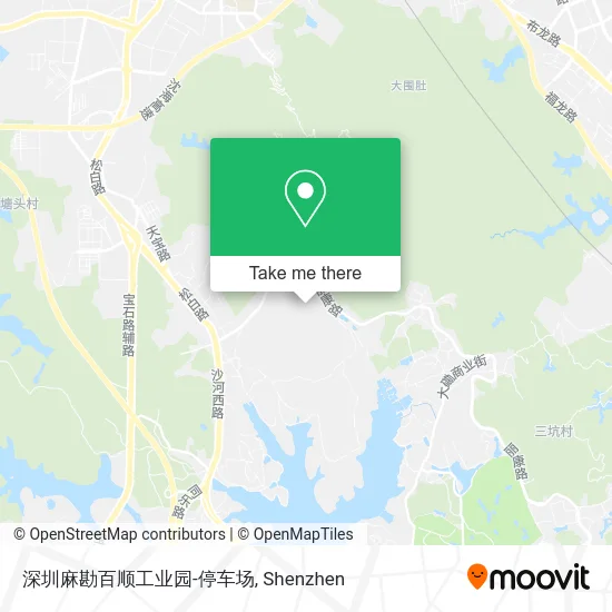 深圳麻勘百顺工业园-停车场 map