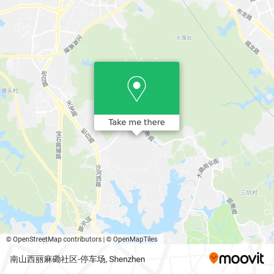 南山西丽麻磡社区-停车场 map