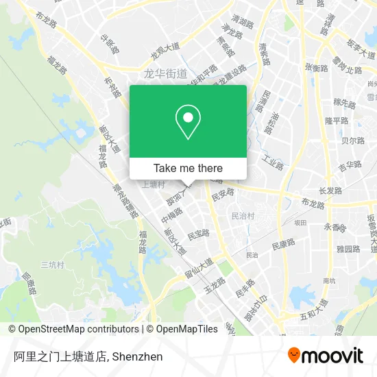 阿里之门上塘道店 map