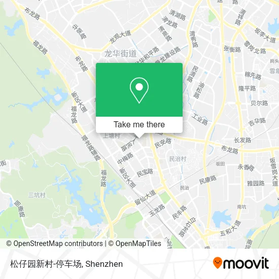 松仔园新村-停车场 map