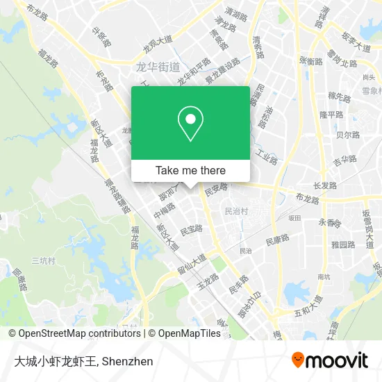 大城小虾龙虾王 map