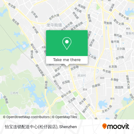 怡宝连锁配送中心(松仔园店) map