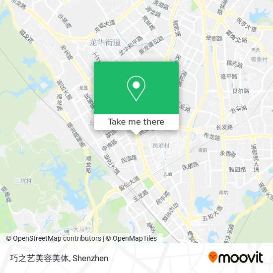 巧之艺美容美体 map